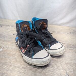 Tune Kids Black and Blue Sneakers